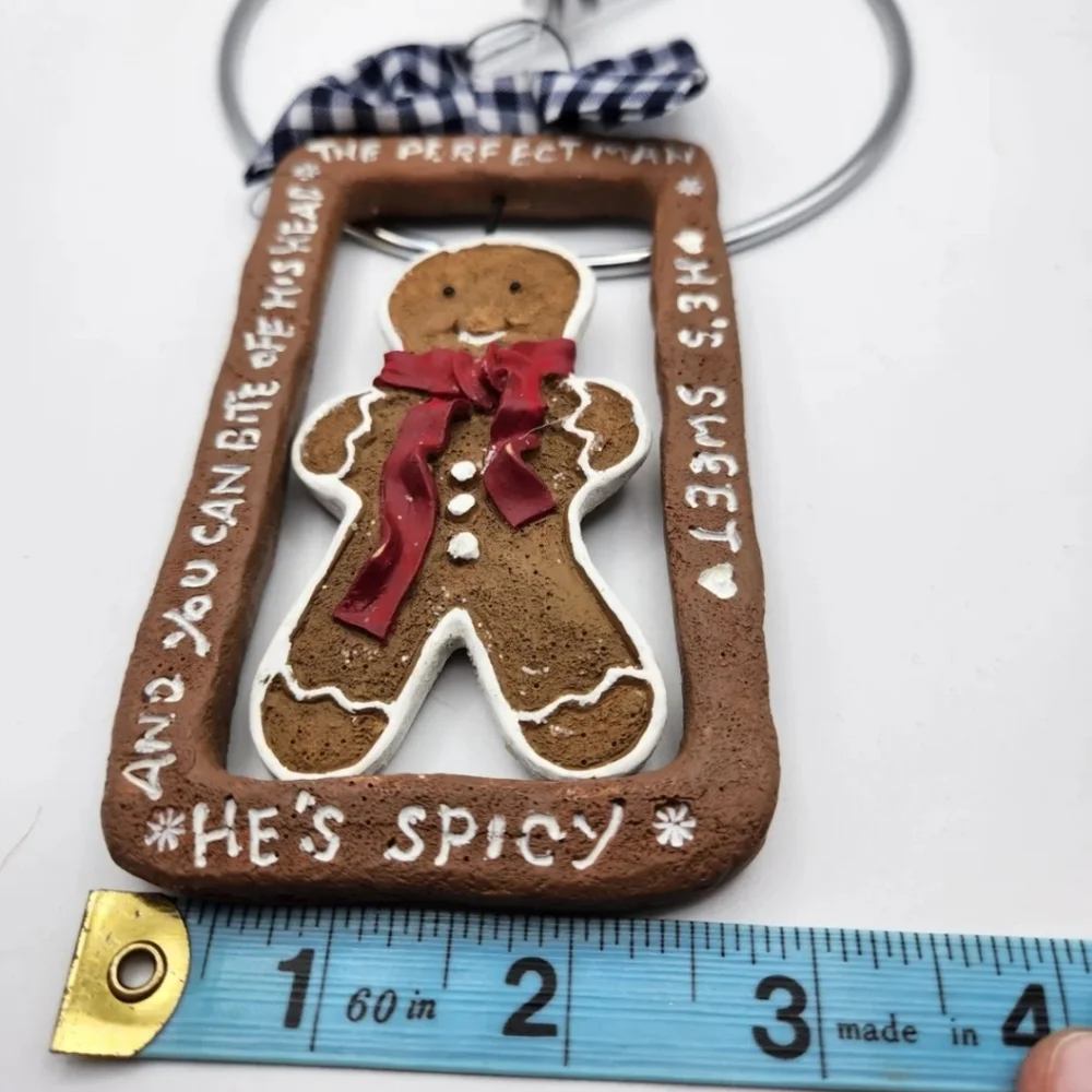 Christmas Ornament, Gingerbread Man, Perfect Man